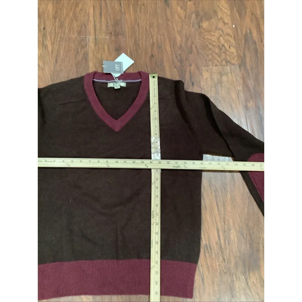 Cockpit USA Sweater Lambswool V Neck Pullover Mens Medium